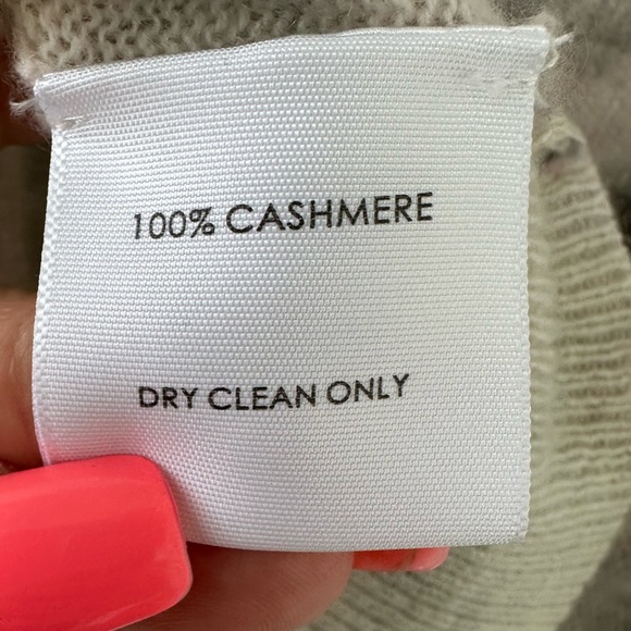 Anthropologie Cashmere White + Warren Essentials Tie Dye Medium Sweater - Picture 6 of 7